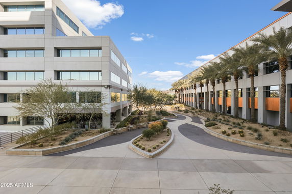 View of modern multi-story commercial building