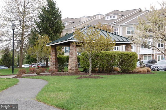 Front view of a multi-story residential building.