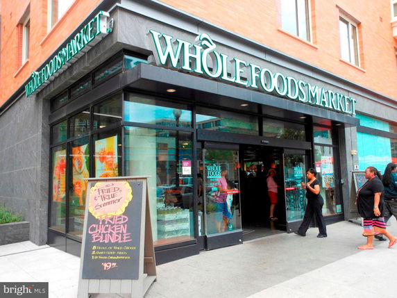 Front view of a Whole Foods Market store entrance.