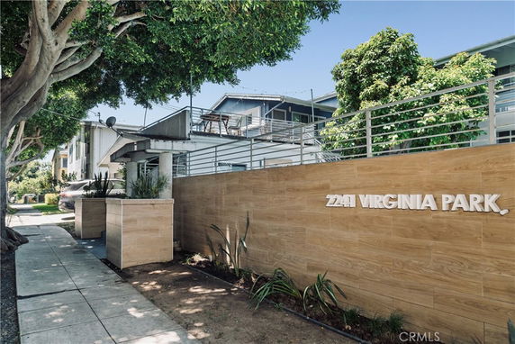 Front view of a building with a sign reading '2241 Virginia Park'.