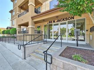 Front view of a multi-story building entrance.
