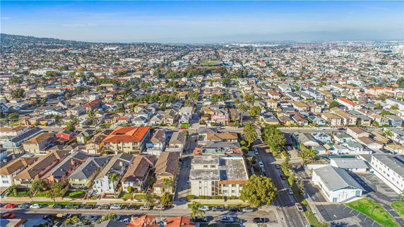 Panoramic view of a densely populated residential area.