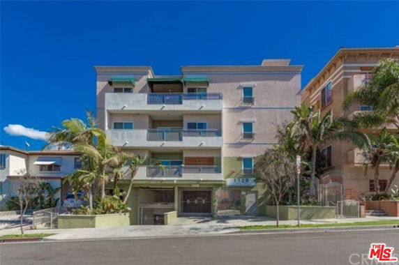 Front view of a multi-story residential building