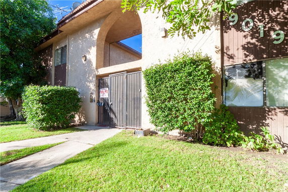 Front view of a two-story residential building.