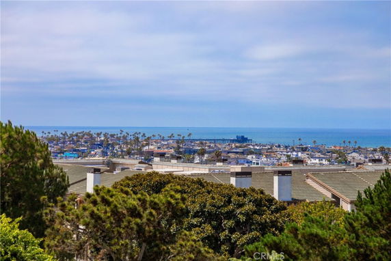 Panoramic view of coastal area with sea in the background.