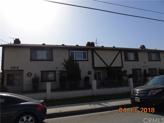 Front view of a two-story residential building.