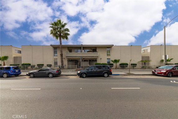 Front view of a multi-story building.