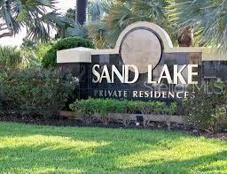 Sign for Sand Lake Private Residences.