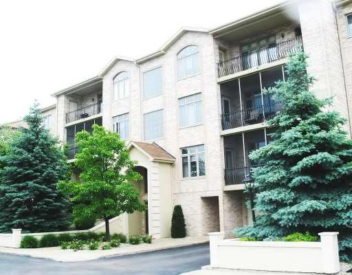 Front view of a multi-story residential building.