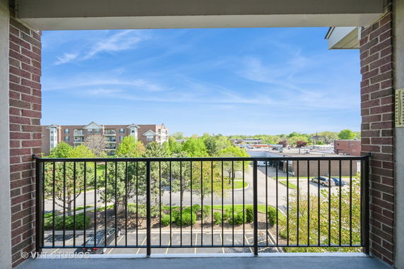 View of surrounding residential area from a balcony