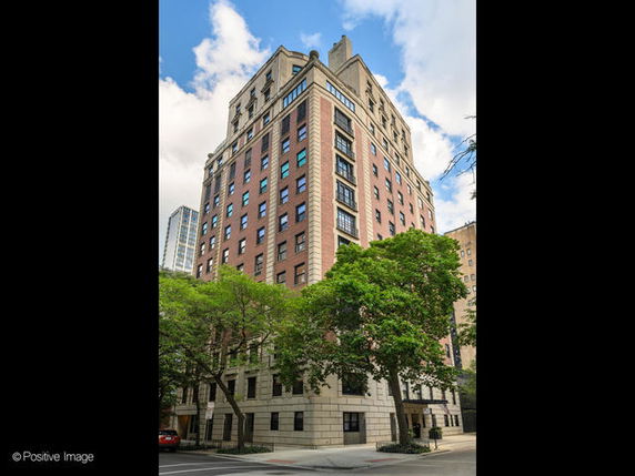 Front view of a multi-story residential building.