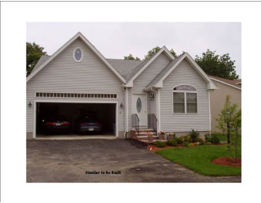 Front view of a single-story house with a double garage.