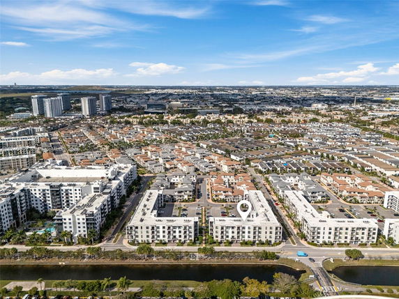 Panoramic view of an urban area with multiple residential buildings and roads.