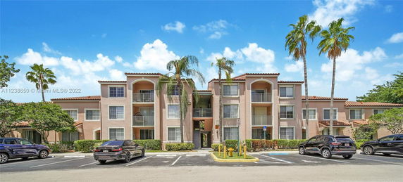 Front view of a three-story residential building.