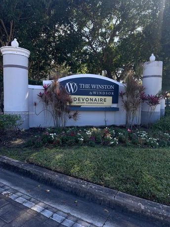 Signage for The Winston by Windsor Devonshire Luxury Condominiums.