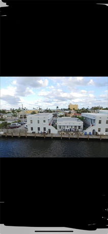 View of buildings near a waterfront.