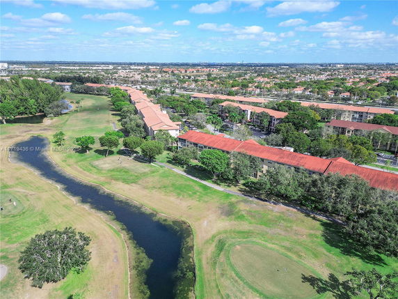 Expansive aerial view of a residential area and landscape.