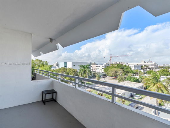 View of surrounding areas from a balcony.