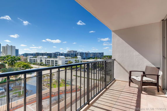 View of surrounding buildings from a balcony.