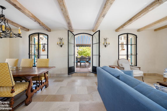 Indoor club house with pool and table tennis tables.