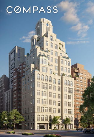 Front view of a multi-story building with a classic architectural design.