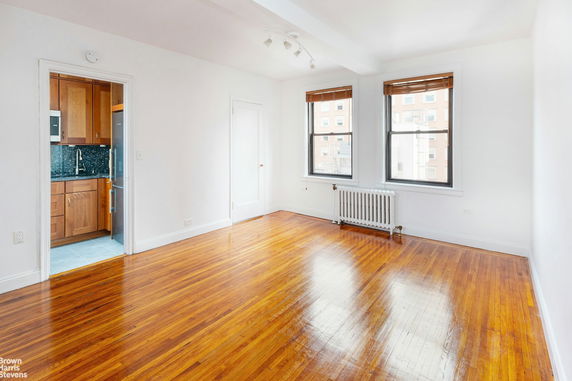 Playground area with slides and climbing structures.